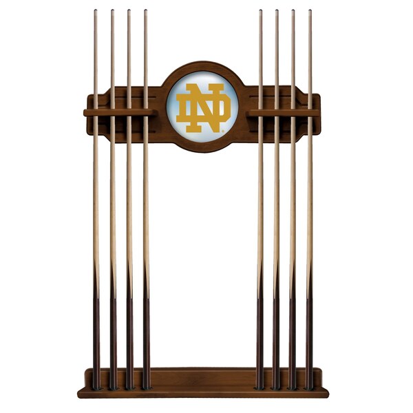 Notre Dame (ND) Cue Rack in Chardonnay Finish